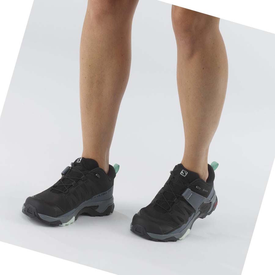 Tenis Senderismo Salomon WoX ULTRA 4 GORE-TEX Mujer Negros | MX 2824FDN